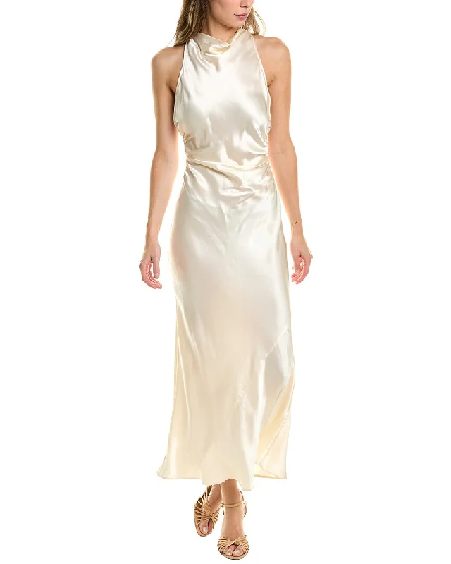 o.p.t. Nora Silk Slip Dress Tunics Chic fashionable