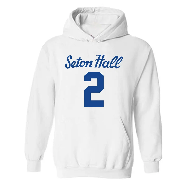 Seton Hall - NCAA Women's Basketball : Ja'Kahla Craft - Classic Shersey Hooded Sweatshirt Hoodie with High-Low Hem Asymmetrical Trendy