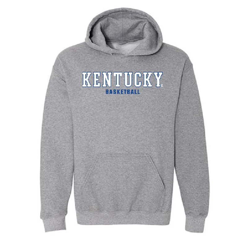 Kentucky - NCAA Women's Basketball : Georgia Amoore - Classic Fashion Shersey Hooded Sweatshirt Hoodie with Hem Contrast Bold Stylish
