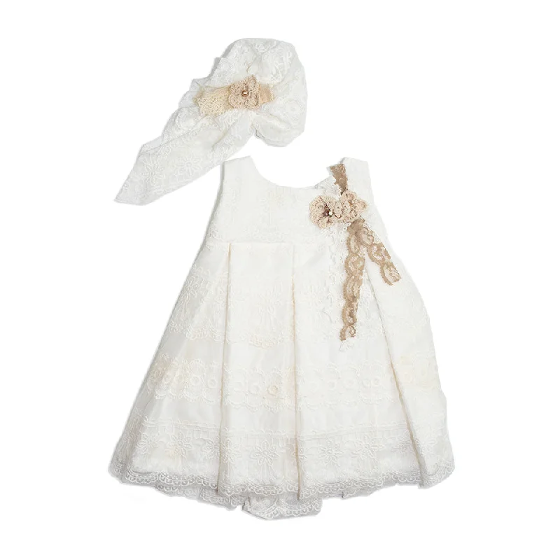 Styled By Alexandros - Baby Girl Broderie Anglaise Party Dress Tunics Versatile functional