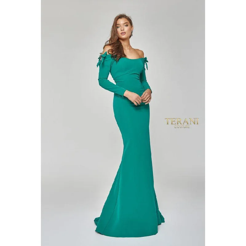 Terani Couture Evening Dress-1921E0117 Tunics Top rated