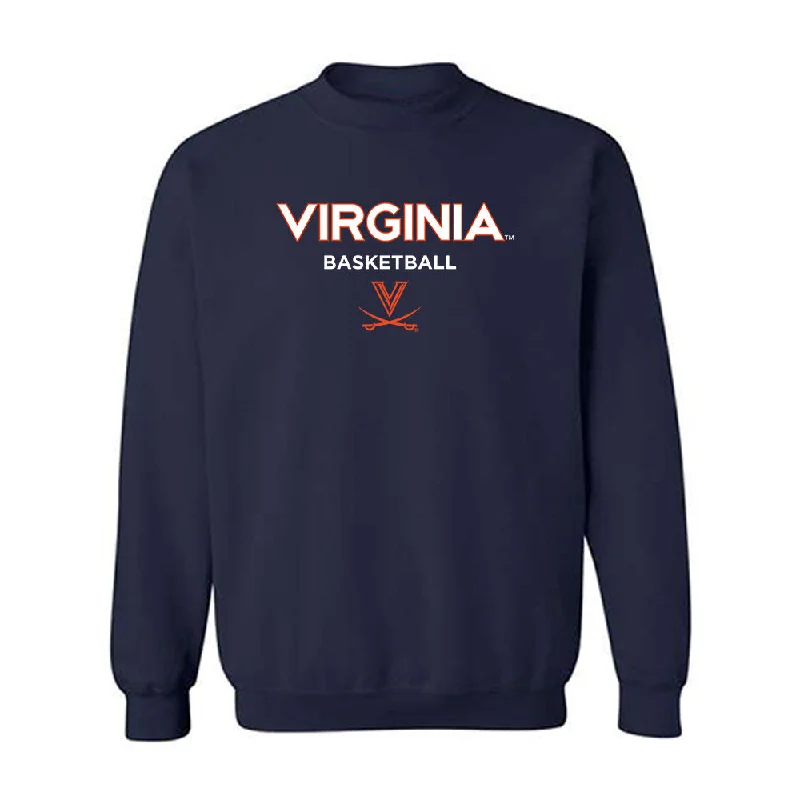 Virginia - NCAA Women's Basketball : Kamryn Kitchen - Classic Shersey Crewneck Sweatshirt Hoodie with Sequins Glamorous Eye-catching