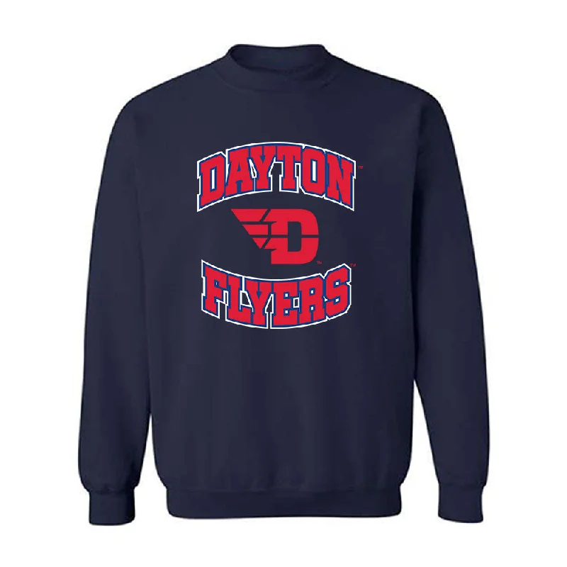 Dayton - NCAA Women's Basketball : Rikki Harris - Generic Shersey Crewneck Sweatshirt Hoodie with Hem Raw Edge Edgy Unfinished