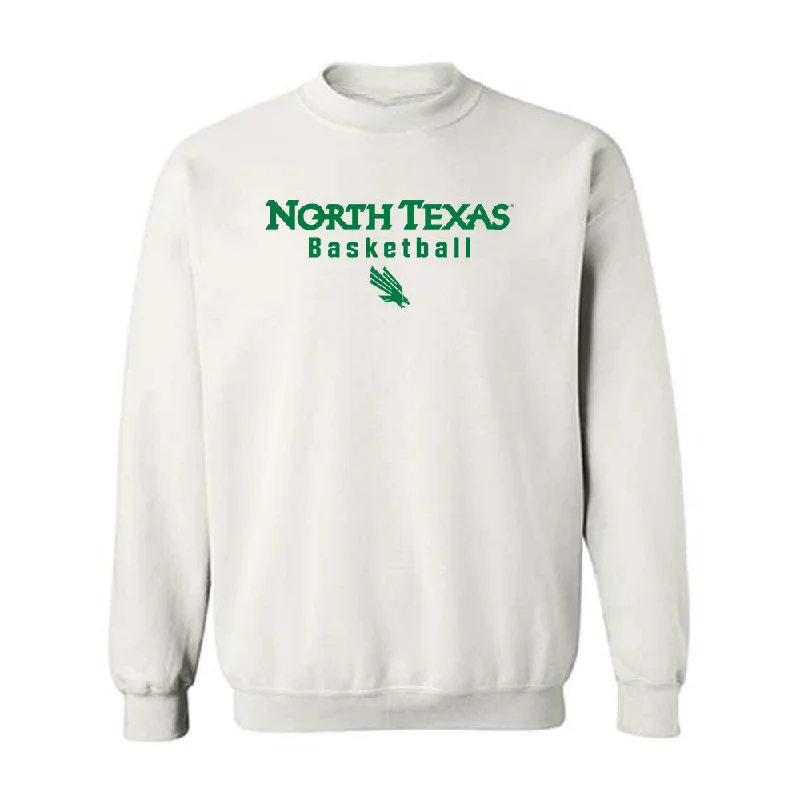 North Texas - NCAA Women's Basketball : Gwendlyn McGrew - Classic Shersey Crewneck Sweatshirt Hoodie with Hem Applique Textured Unique