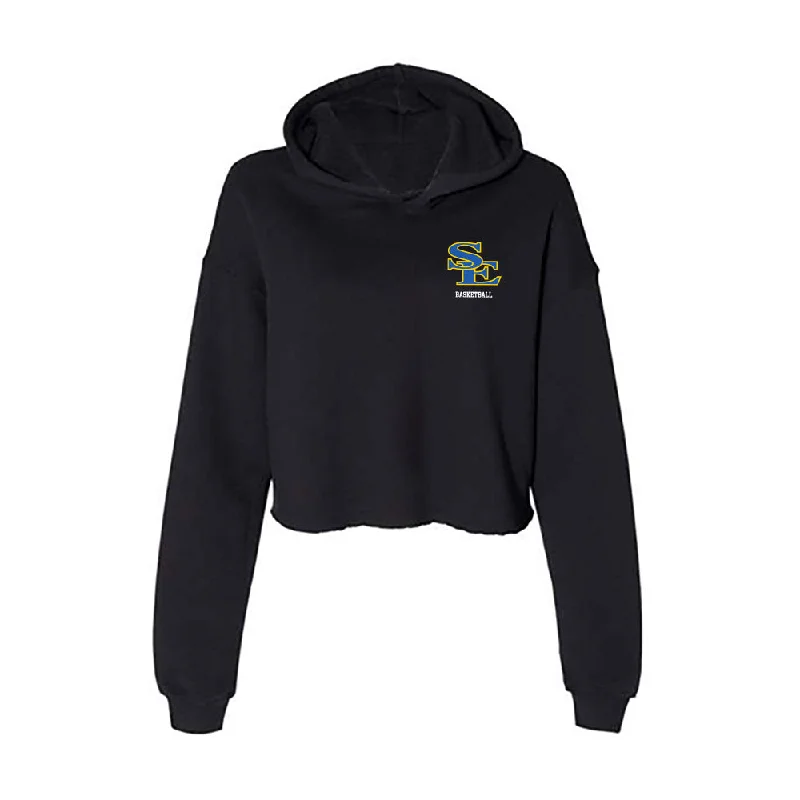 Southeastern - NCAA Women's Basketball : Abbie Barr - Women's Crop Fleece Hoodie Hoodie with Reflective Safety Nightwear