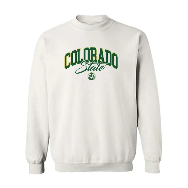 Colorado State - NCAA Women's Basketball : Emma Ronsiek - Crewneck Sweatshirt Hoodie with Embroidery Detailed Premium