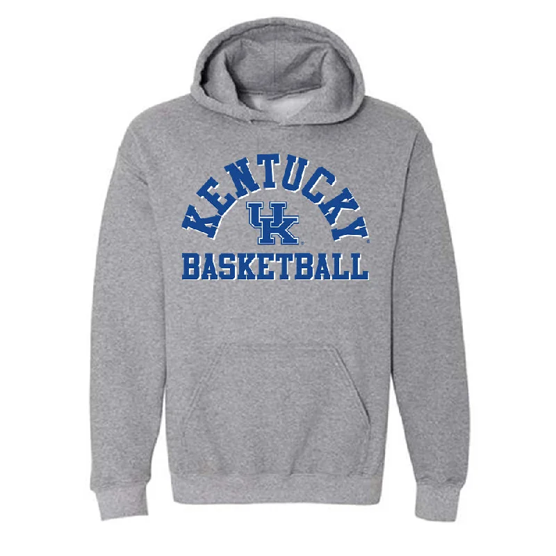 Kentucky - NCAA Women's Basketball : Georgia Amoore - Classic Shersey Hooded Sweatshirt Hoodie with Hem Applique Textured Unique