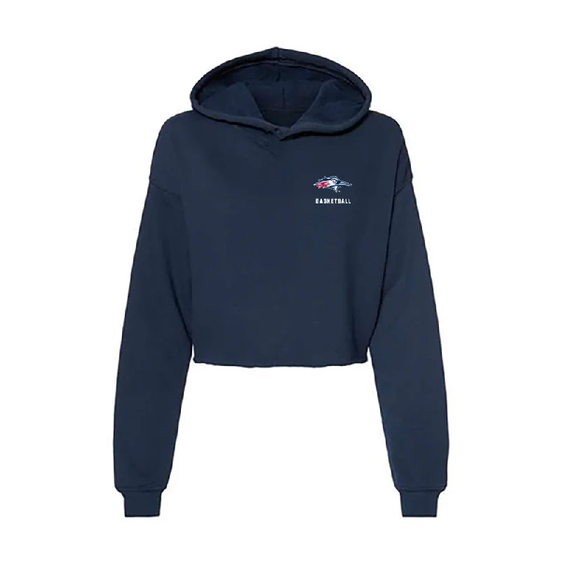 MSU Denver - NCAA Women's Basketball : Amanda Byrnes - Women's Crop Fleece Hoodie Hoodie with Crew Neck Simple Timeless