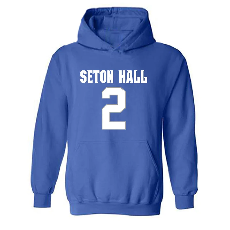 Seton Hall - NCAA Women's Basketball : Ja'Kahla Craft - Classic Shersey Hooded Sweatshirt Hoodie with Snap Buttons Easy Quick