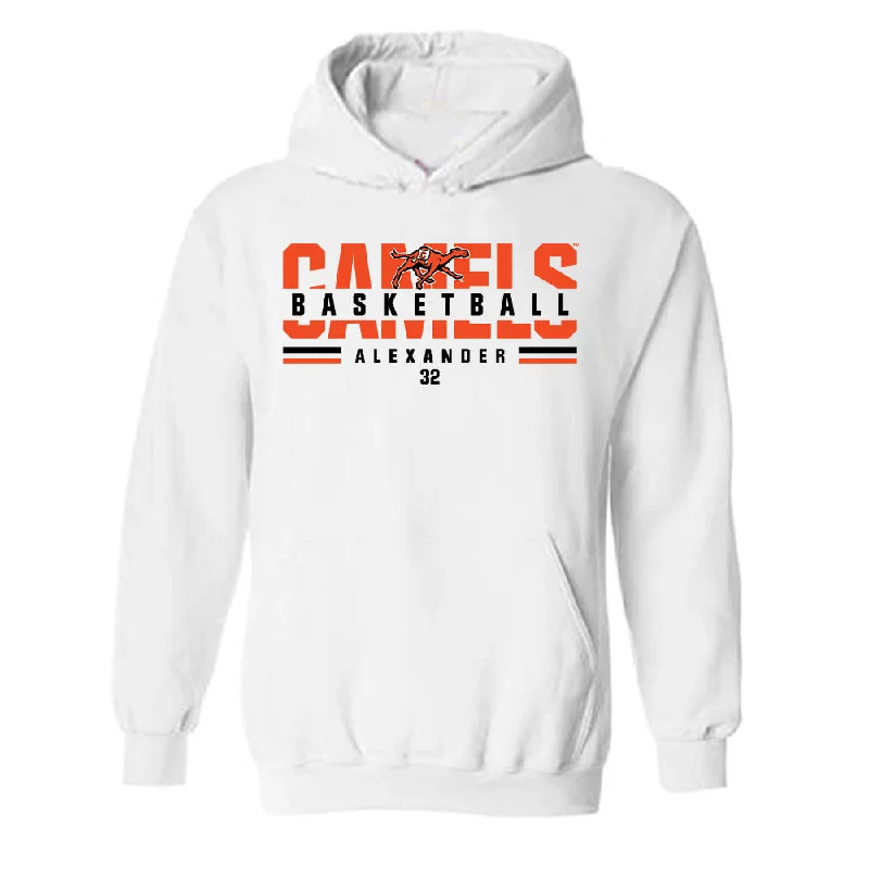 Campbell - NCAA Women's Basketball : Ciara Alexander - Classic Fashion Shersey Hooded Sweatshirt Hoodie with Lining Warm Insulated