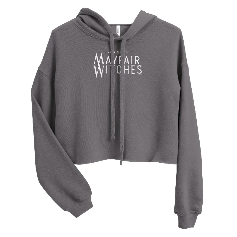 Anne Rice's Mayfair Witches Logo Women's Fleece Crop Hooded Sweatshirt Cotton Hoodie Fleece Lining Warmth