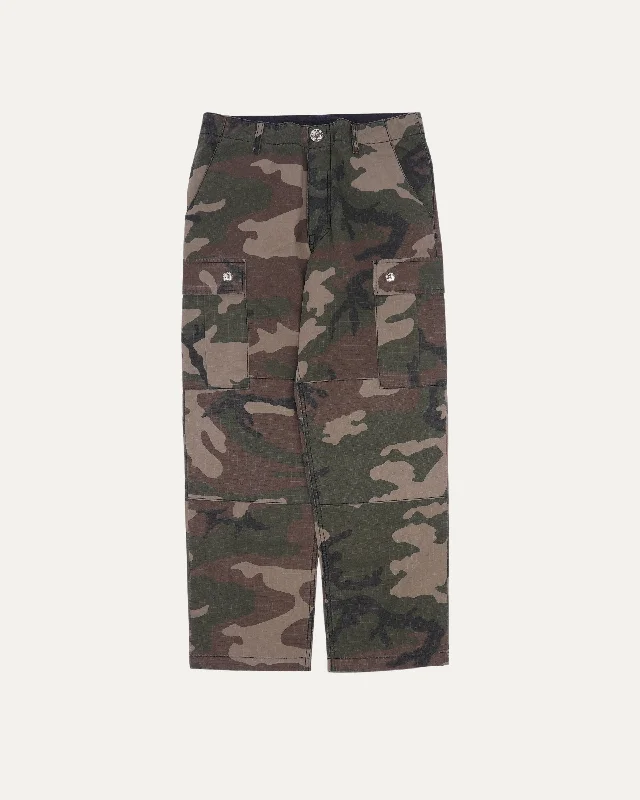 Camouflage Cargo Pants Casual Drawstring Pants