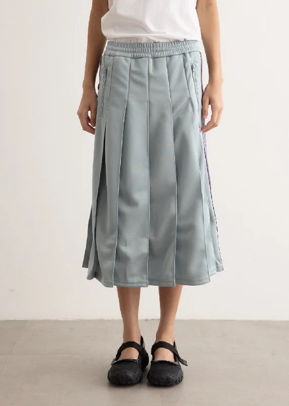 Pleated Track Skirt slim fit skirt