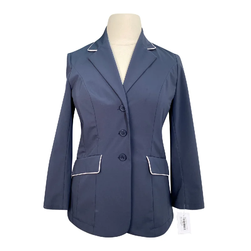 Asmar Equestrian Show Jacket in Navy - Women's Large Mesh Jacket Canvas Jacket Denim Jacket