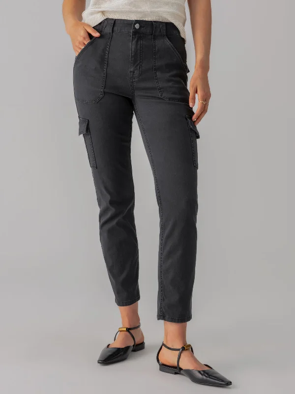 Sculpted Hayden Slim Straight Standard Rise Pant Black Trendy Printed Leggings