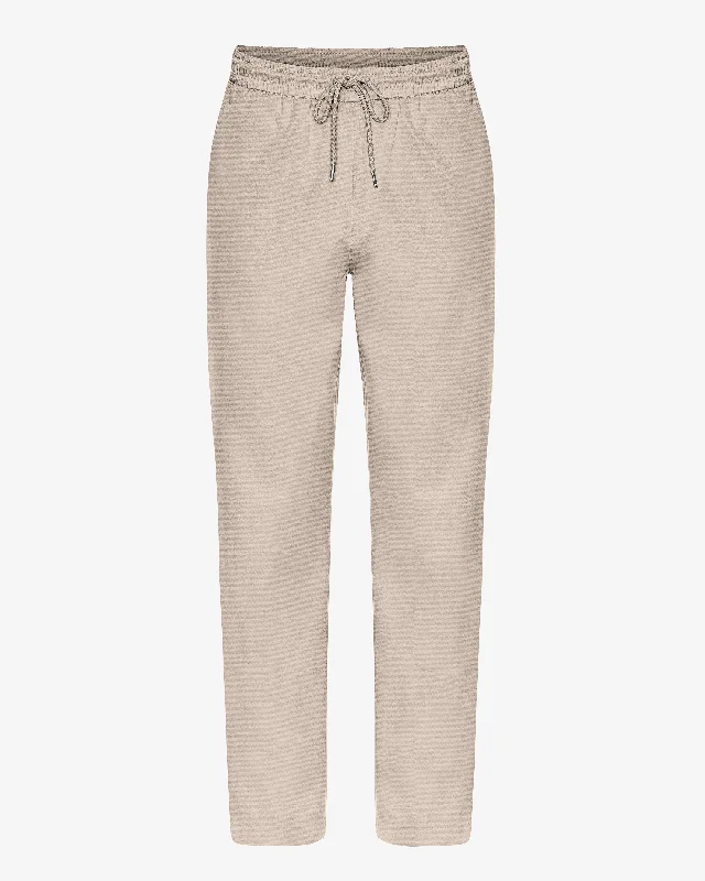 Organic Twill Pants - Oyster Grey Slim-Fit Khaki Pants