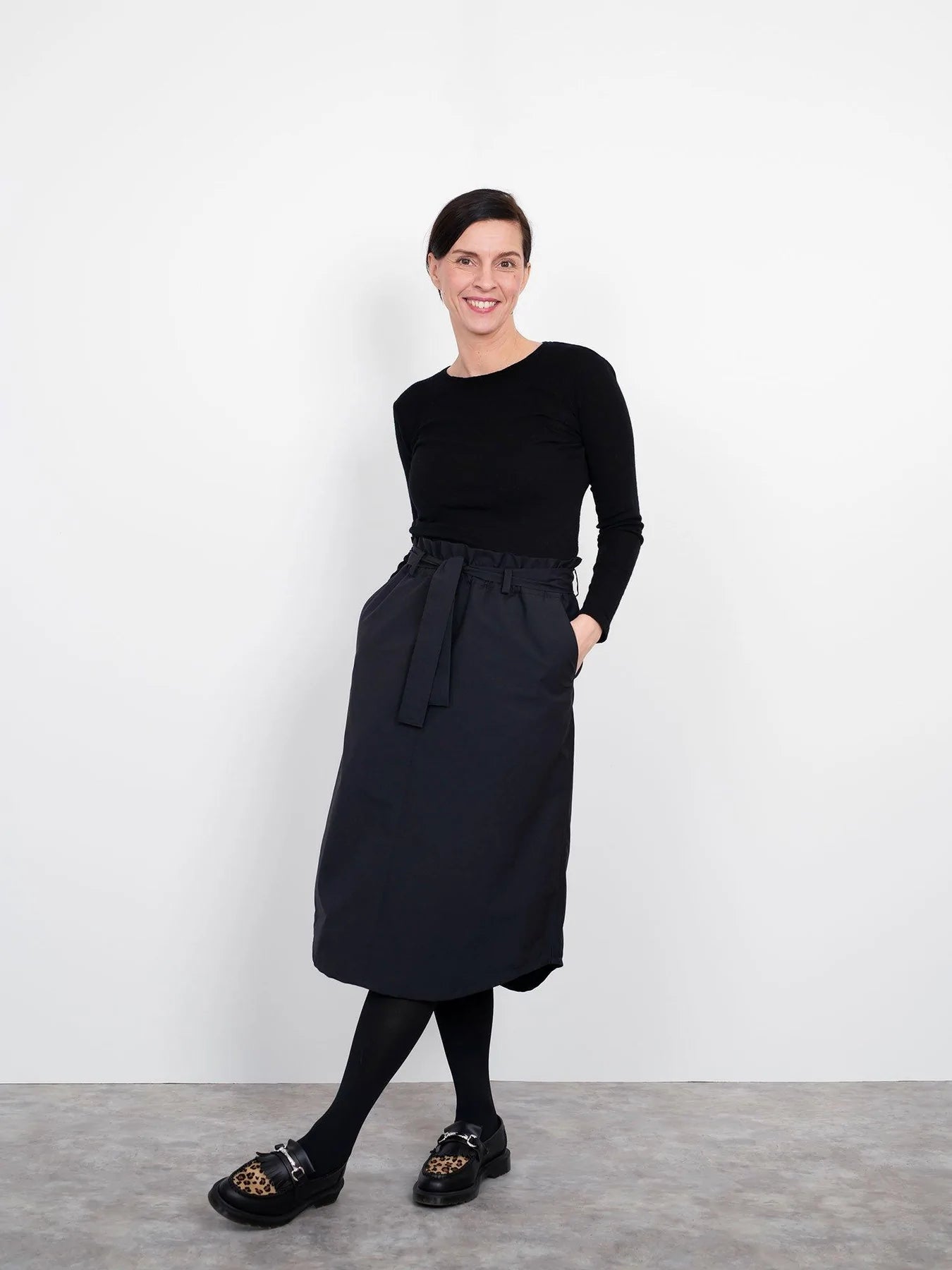A Line Midi Skirt - Sewing Patterns | The Assembly Line lace skirt elegant