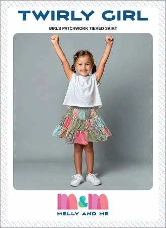 Twirl Girl Skirt Pattern -- Melly & Me velvet skirt sumptuous