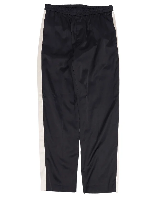 Viscose Track Pants Warm Wool Trousers