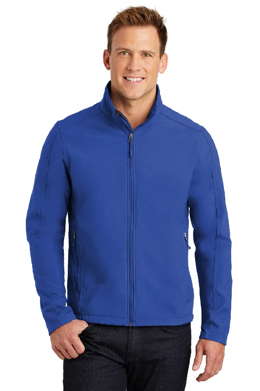Port Authority Mens Core Wind & Water Resistant Full Zip Jacket - True Royal Blue Cotton Jacket Linen Jacket Terry Jacket