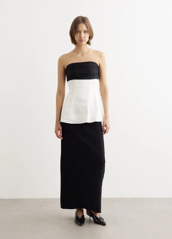 Ines Skirt velvet skirt rich