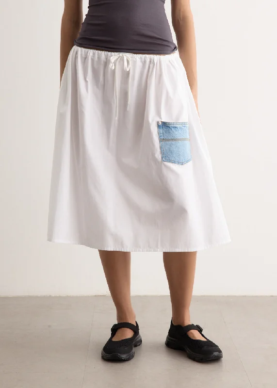 Baggy Midi Skirt velvet skirt luxury