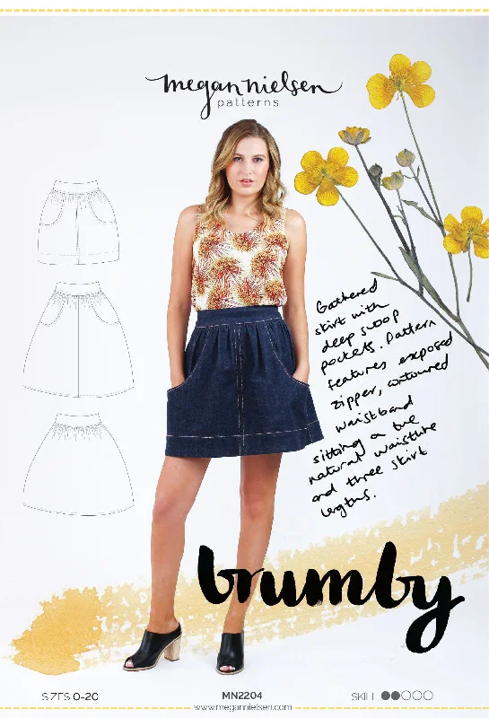 Brumby Skirt - Sewing Pattern | Megan Nielsen seamless skirt comfort
