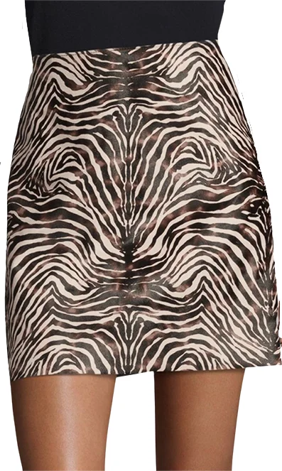 Theory Irenah High Rise - Leather Skirt velvet skirt plush