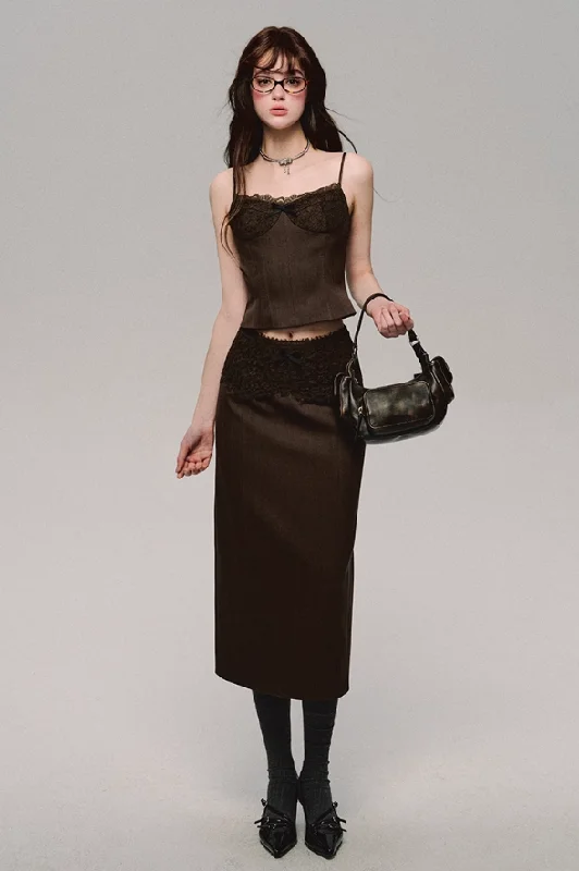 Brown(Skirt)