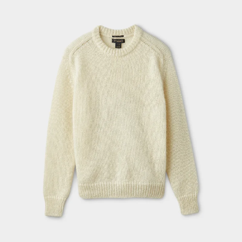 Italian Mohair Sweater Cable Knit Ribbed Knit Lace Knit