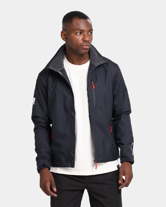 Helly Hansen Crew Midlayer Jacket Navy Toggled Jacket Drawstring Jacket Belted Jacket