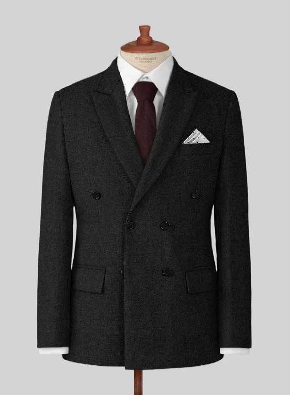 Highlander Black Tweed Jacket Plaid Jacket Tartan Jacket Houndstooth Jacket