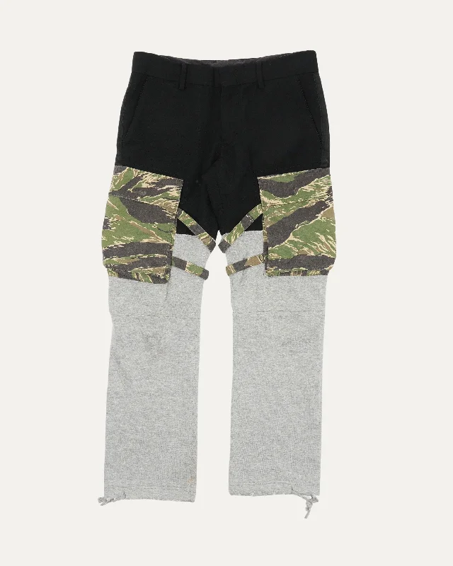 AW05 'The High Streets' Hybrid Cargo Pants Formal Stretch Pants