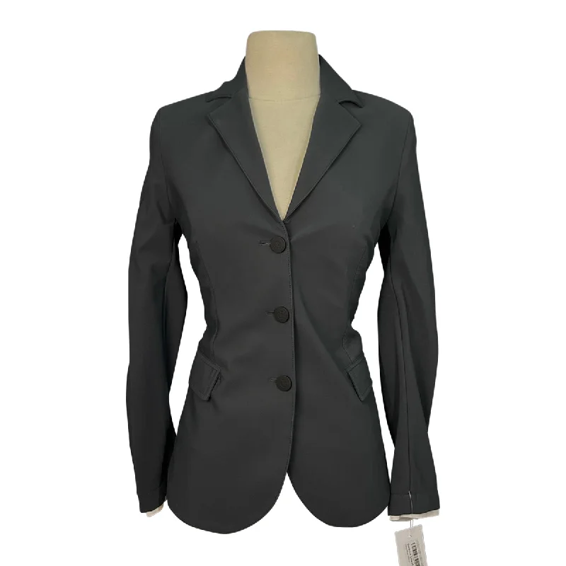 Cavalleria Toscana Women’s American Jersey Riding Jacket in Charcoal Grey - Women's IT 38 (US 6) Fitted Jacket Loose Jacket Oversized Jacket