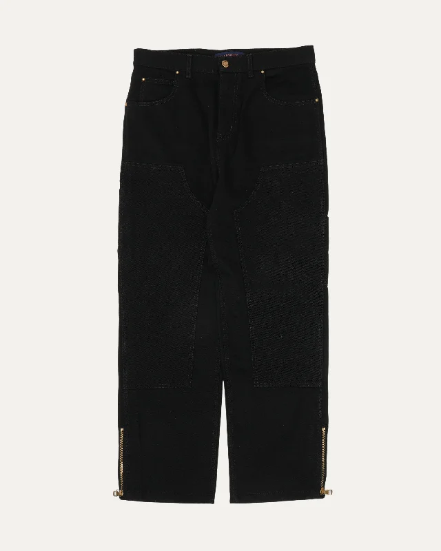 Monogram Double Knee Carpenter Pants Classic Straight-Leg Pants