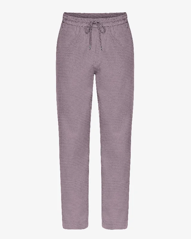Organic Twill Pants - Purple Haze Formal Linen Trousers