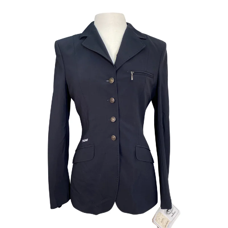 Pikeur Ghia II Show Jacket in Black - Women's EU 40 (US 8R) Welt Pockets Slit Pockets Flap Pockets