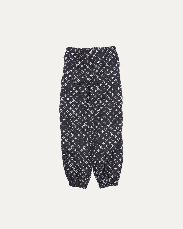 Monogram Track Pants High-Waist Yoga Pants