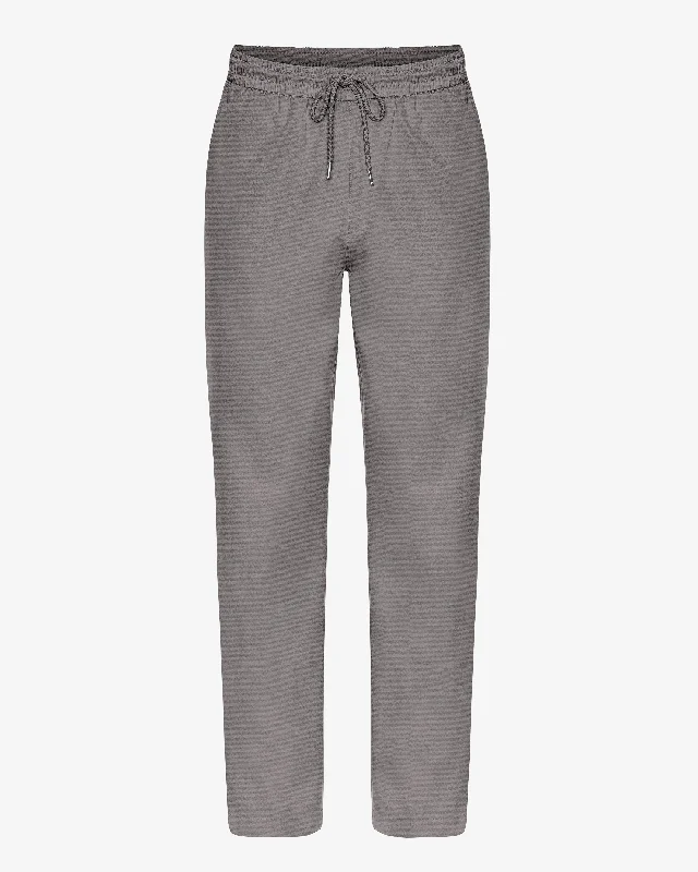 Organic Twill Pants - Storm Grey Trendy Tapered Pants