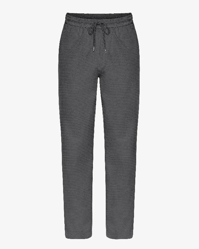 Organic Twill Pants - Lava Grey Soft Wool Pants