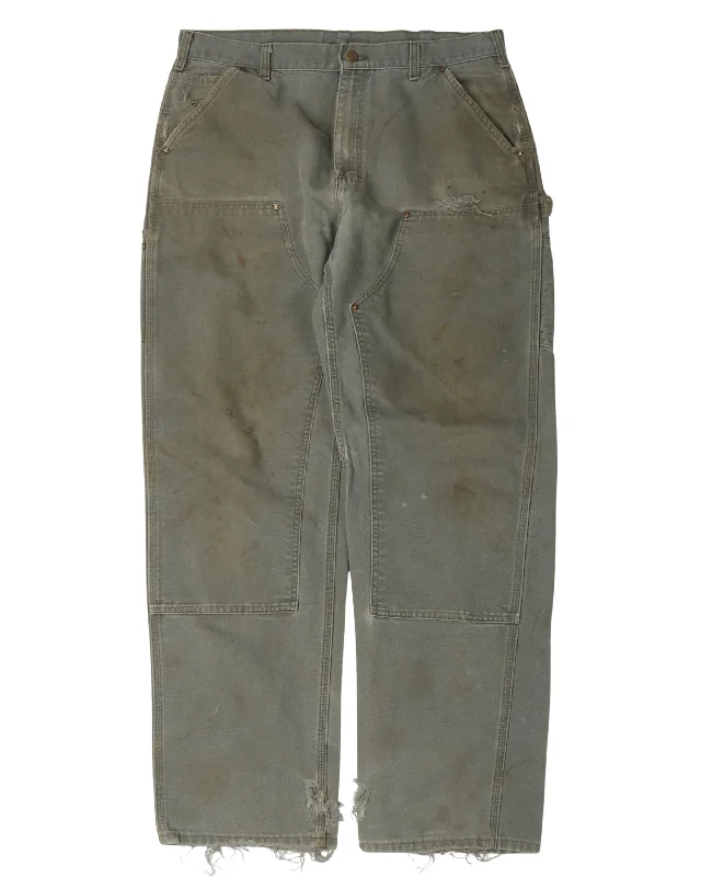Carhartt Double Knee Pants Trendy Velvet Pants