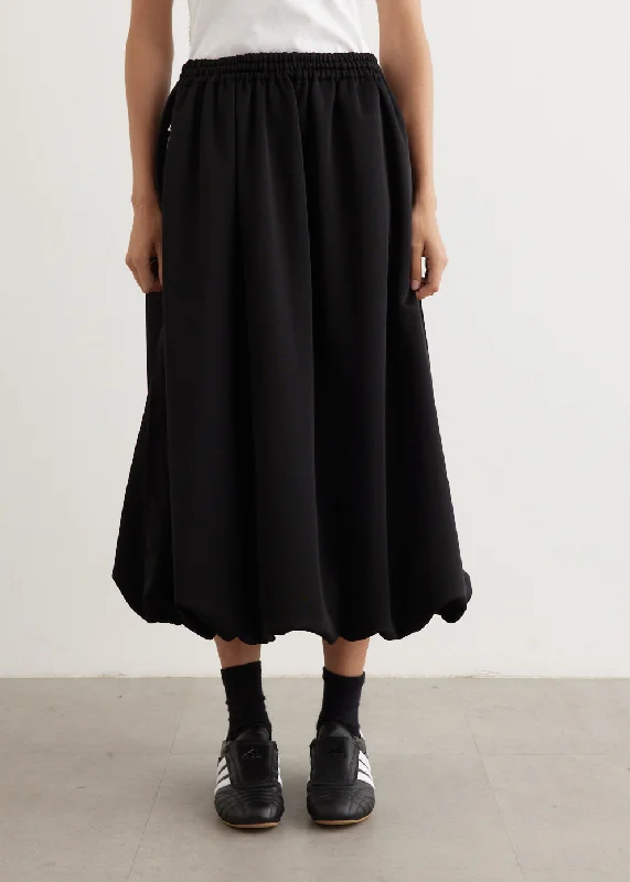 Balloon Track Skirt casual skirt length
