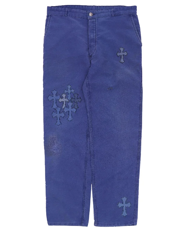 Cross Patch French Work Pants Classic Bootcut Trousers