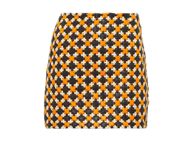 Dodo Bar Or Leather Mini Skirt lace skirt elegant