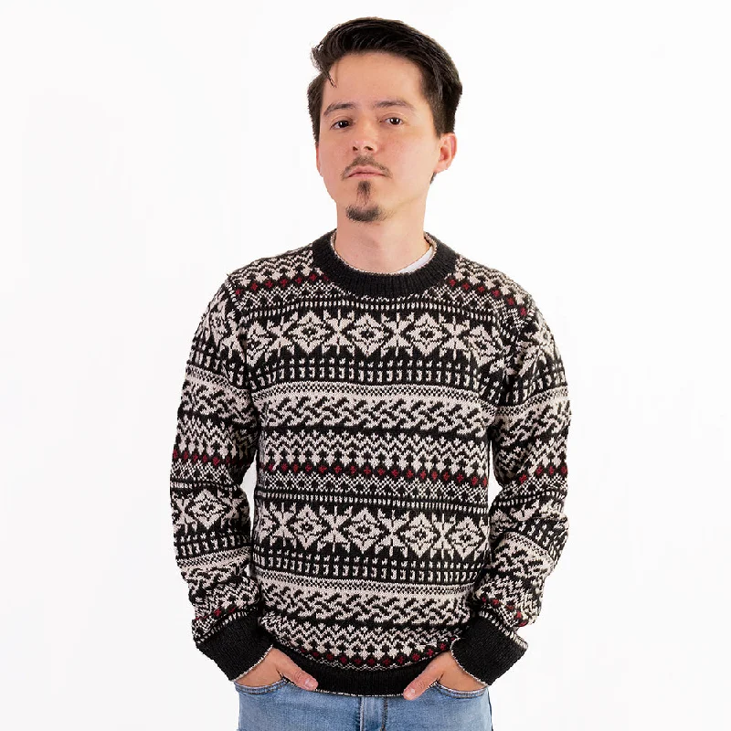 Alpaca Navidad Sweater Fitted Slim Tailored