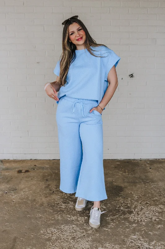 Here For Fun Quilt Crop Pants -7 Colors Classic Straight-Leg Pants
