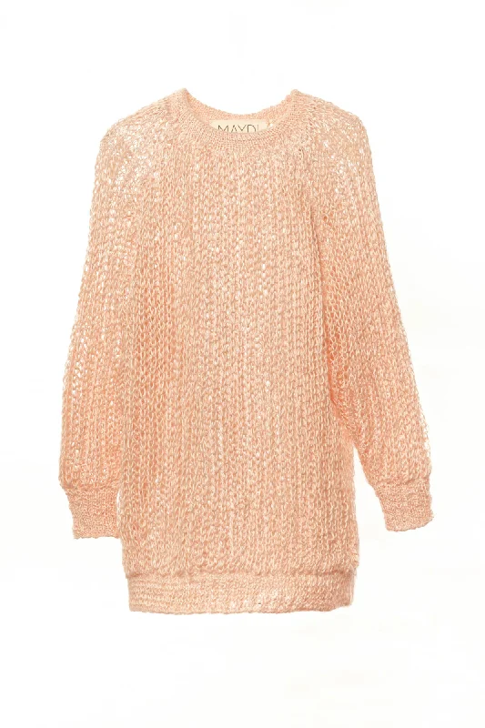 Trama Sweater Mesh Sweater Canvas Denim