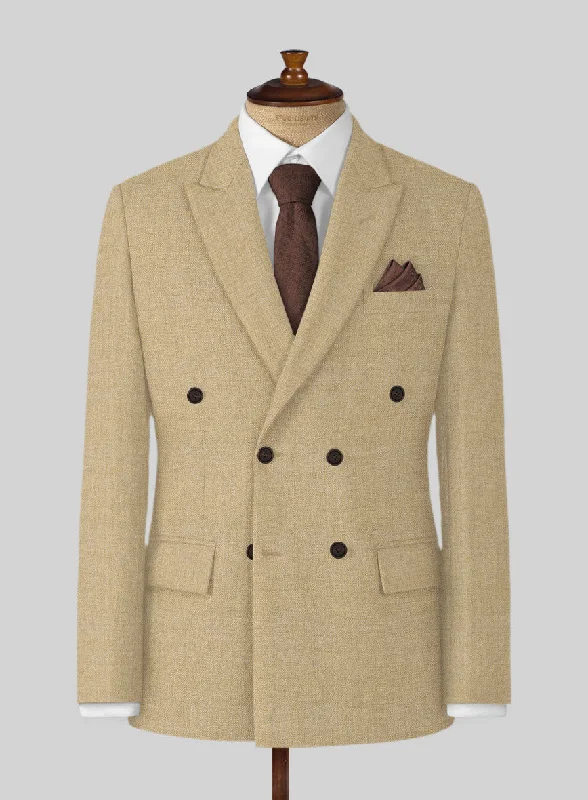 Naples Sandcastle Tweed Jacket V-Neck Jacket Boat Neck Jacket Square Neck Jacket