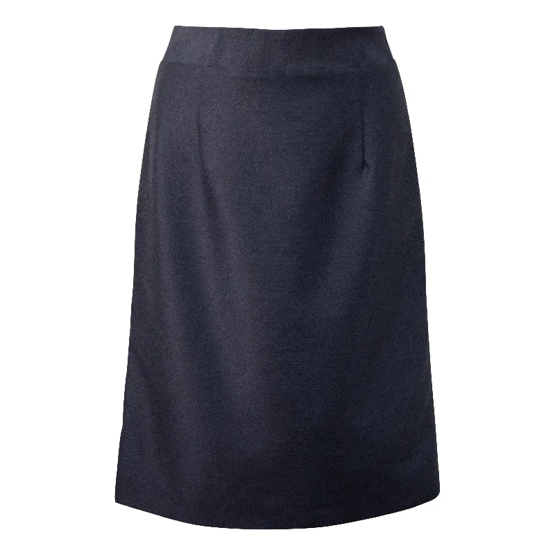 Luxe Straight Mini Skirts in Black silk skirt lustrous
