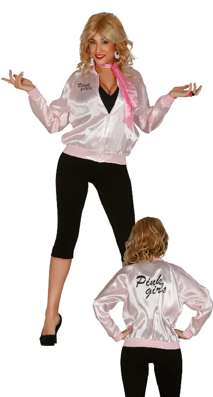 Pink 50's Ladies Jacket Appliqued Jacket Beaded Jacket Sequined Jacket